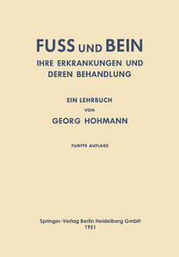 Vorderes Coverbild Fuss und Bein