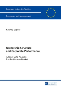 Vorderes Coverbild Ownership Structure and Corporate Performance