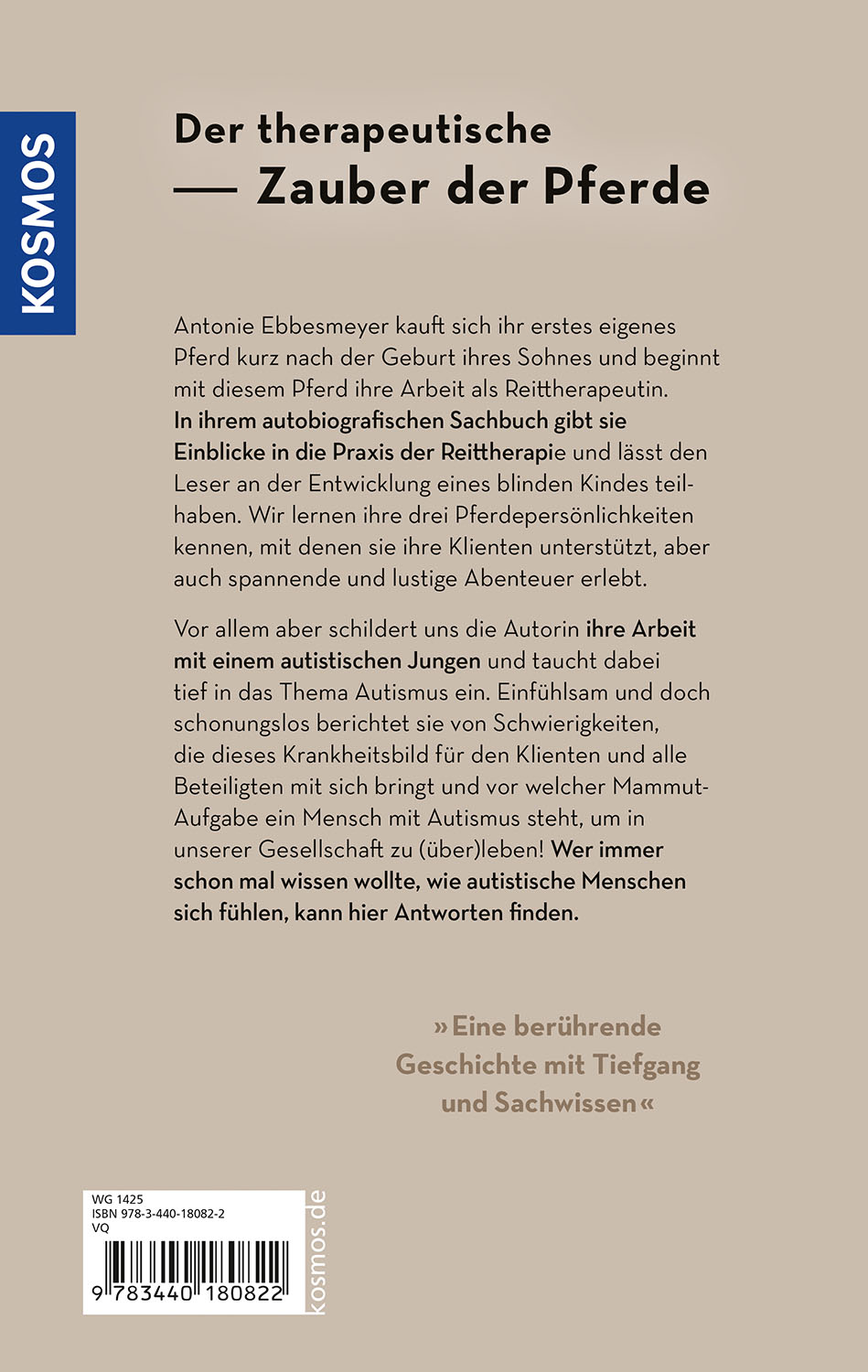 Rückseitencover Erlebnisse einer Reittherapeutin