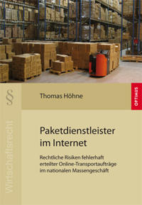 Vorderes Coverbild Paketdienstleister im Internet
