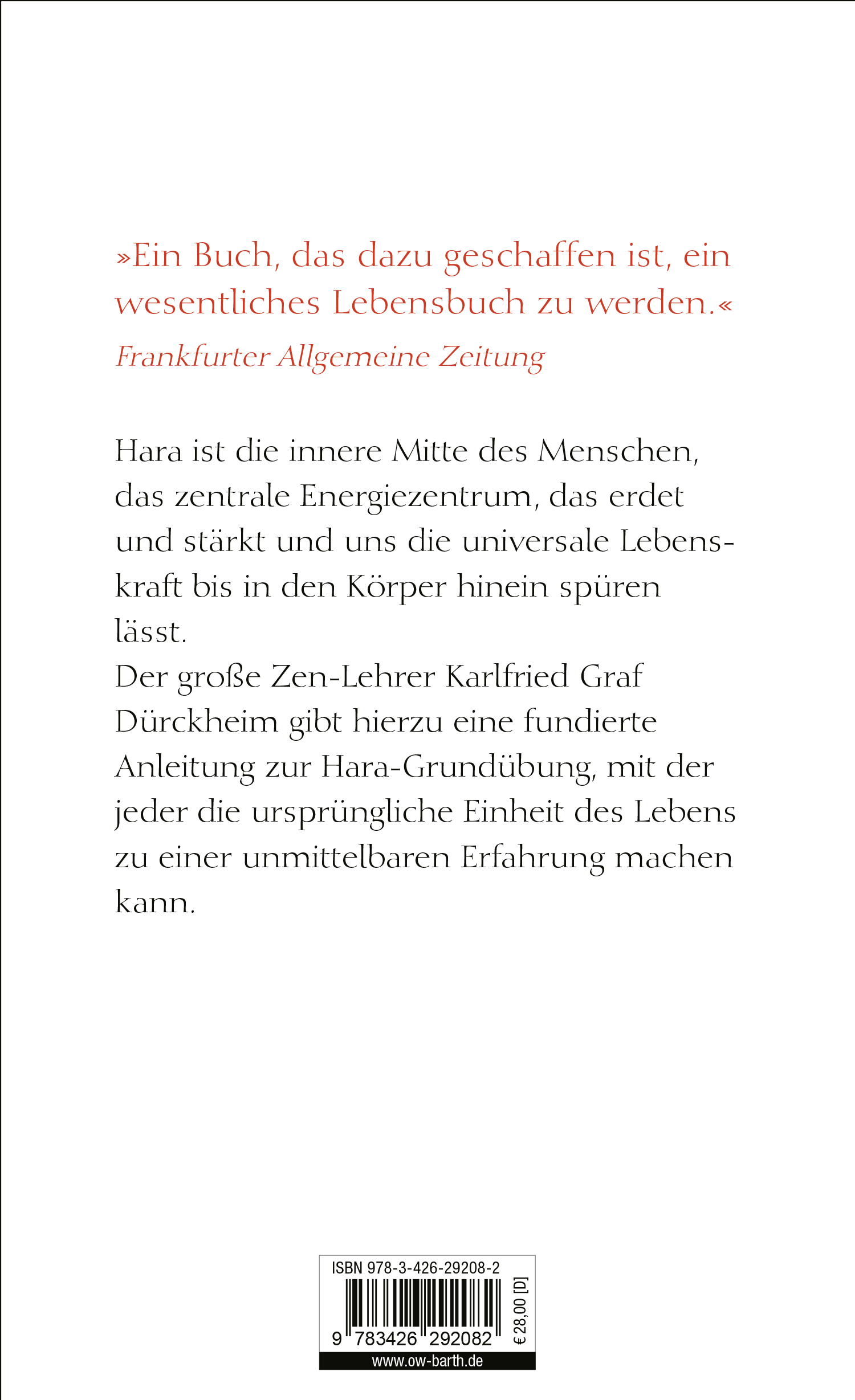 Rückseitencover Hara