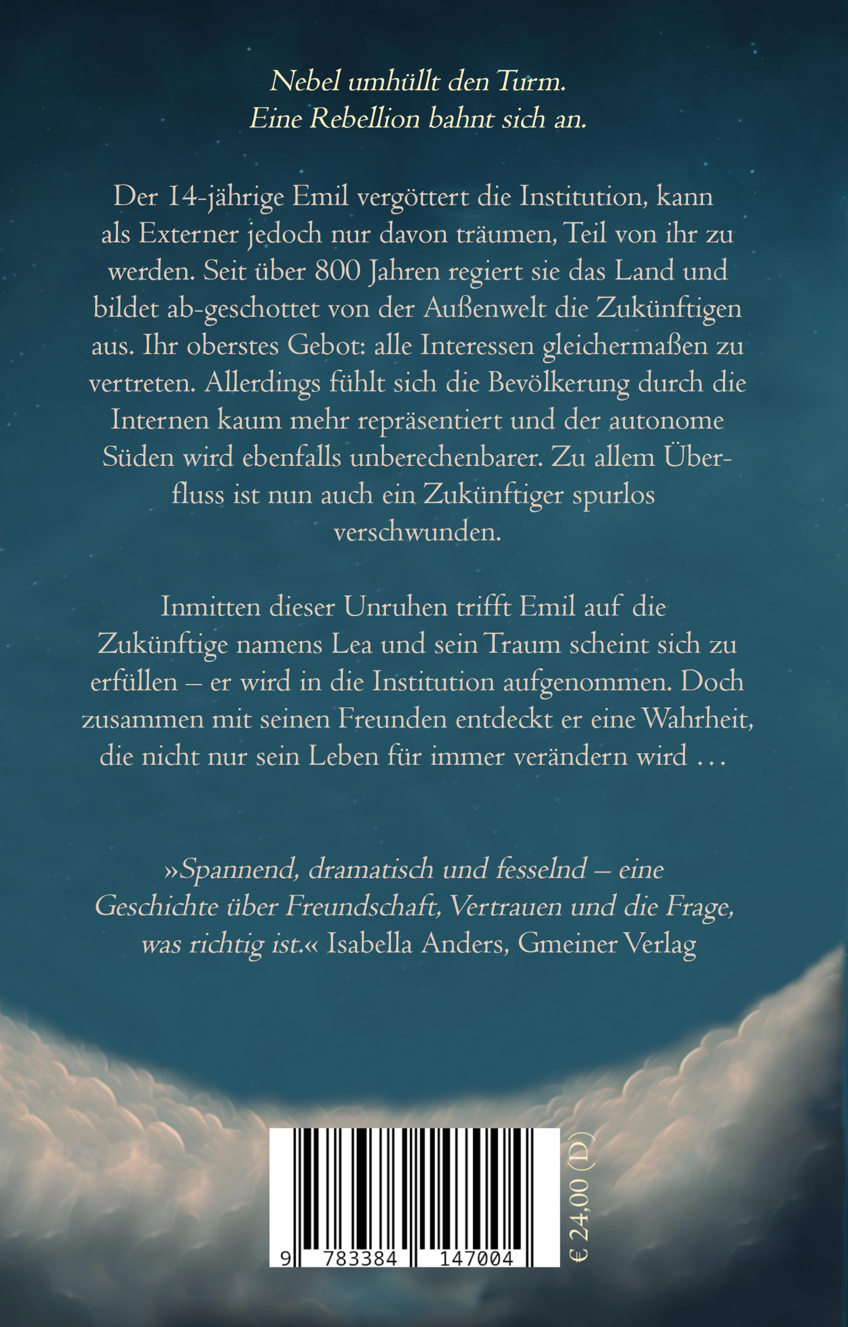 Rückseitencover Das Erbe der Zukünftigen