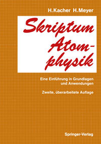 Vorderes Coverbild Skriptum Atomphysik