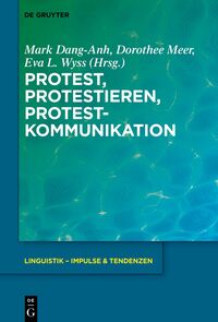 Vorderes Coverbild Protest, Protestieren, Protestkommunikation