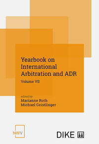 Vorderes Coverbild Yearbook on International Arbitration and ADR