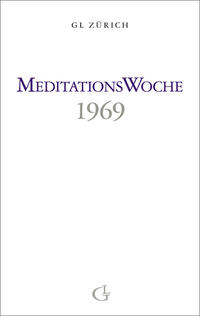 Vorderes Coverbild Meditationswoche 1969
