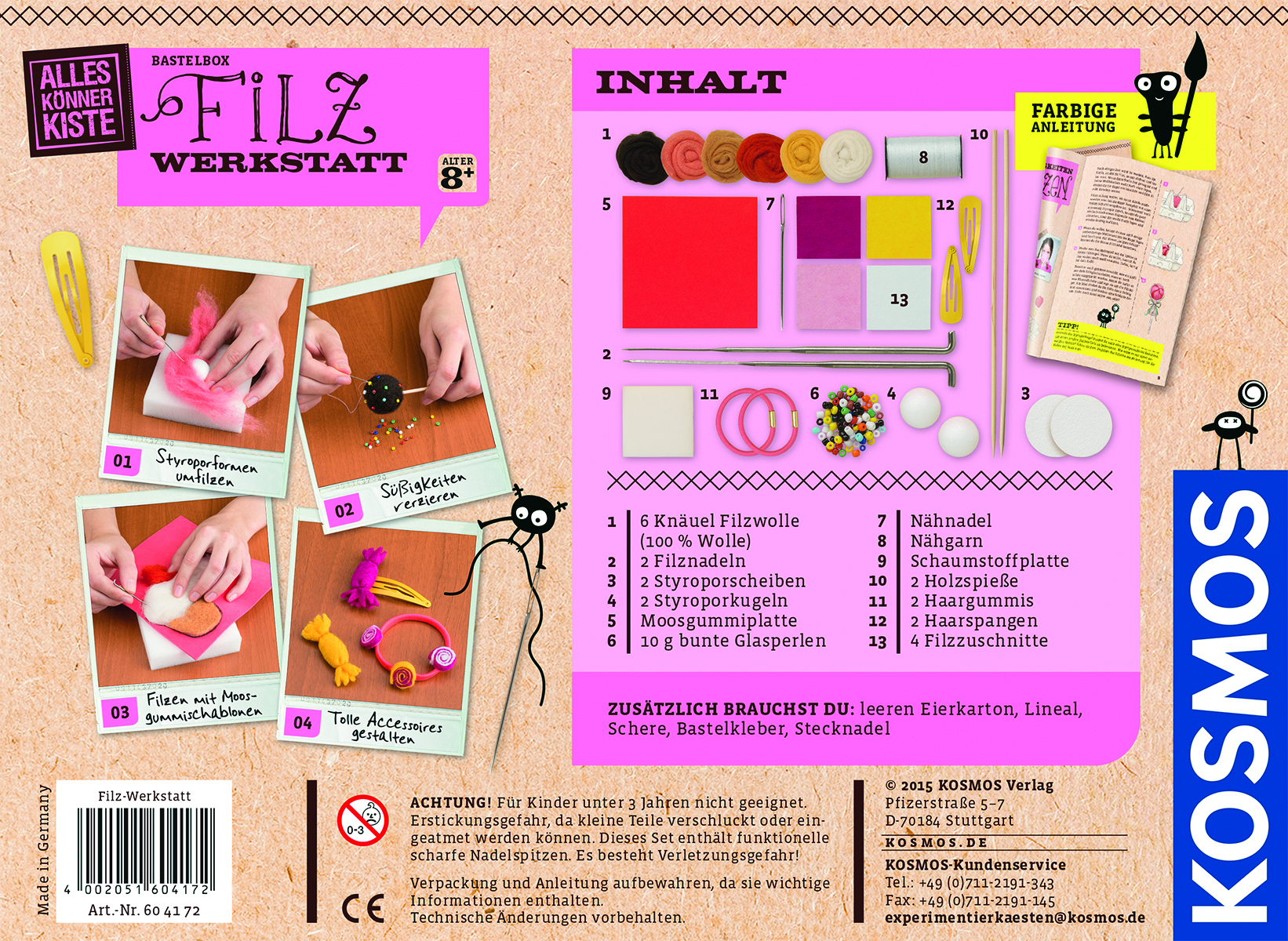 Rückseitencover Filzwerkstatt
