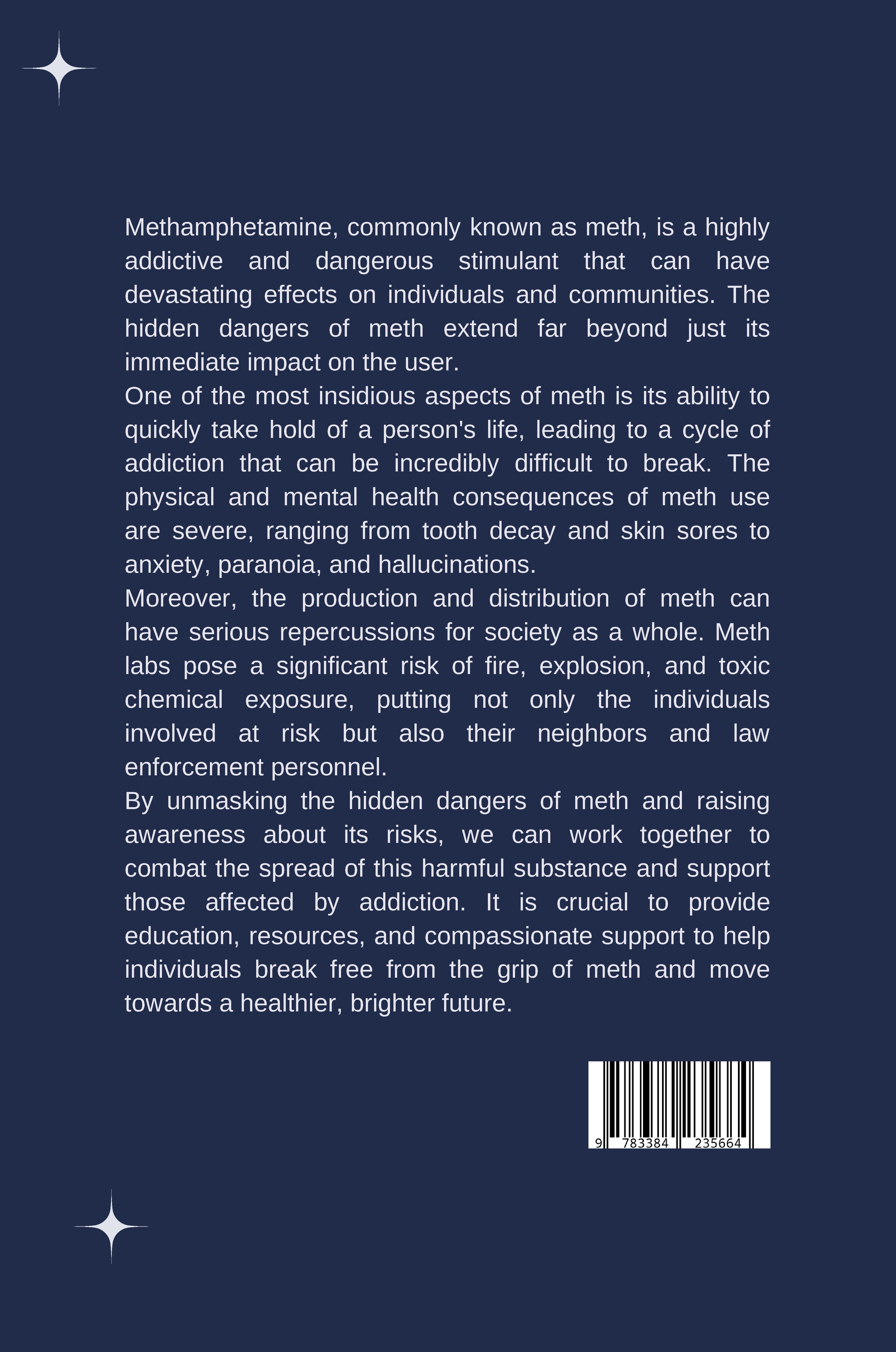 Rückseitencover Unmask the hidden dangers of meth