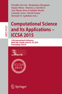 Vorderes Coverbild Computational Science and Its Applications -- ICCSA 2015