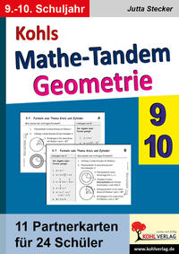 Vorderes Coverbild Kohls Mathe-Tandem Geometrie / Klasse 9-10