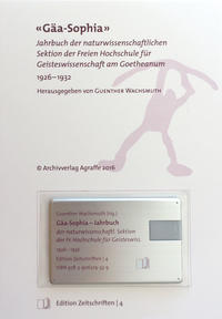 Vorderes Coverbild Zeitschrift «Gäa Sophia»