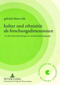 Vorderes Coverbild Kultur und Ethnizität als Forschungsdimensionen