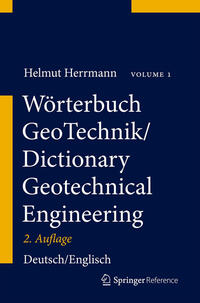 Vorderes Coverbild Wörterbuch GeoTechnik/Dictionary Geotechnical Engineering