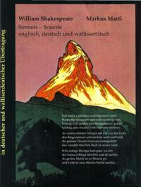 Vorderes Coverbild William Shakespeare Sonnets - Sonette englisch, deutsch und wallissertitsch
