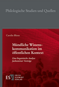 Vorderes Coverbild Mündliche Wissenskommunikation im öffentlichen Kontext