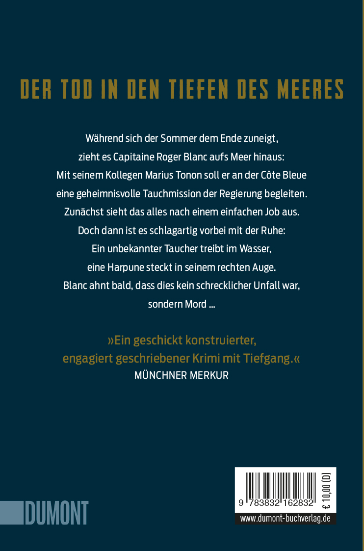 Rückseitencover Gefährliche Côte Bleue