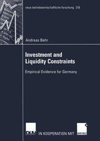 Vorderes Coverbild Investment and Liquidity Constraints