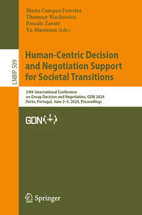 Vorderes Coverbild Human-Centric Decision and Negotiation Support for Societal Transitions