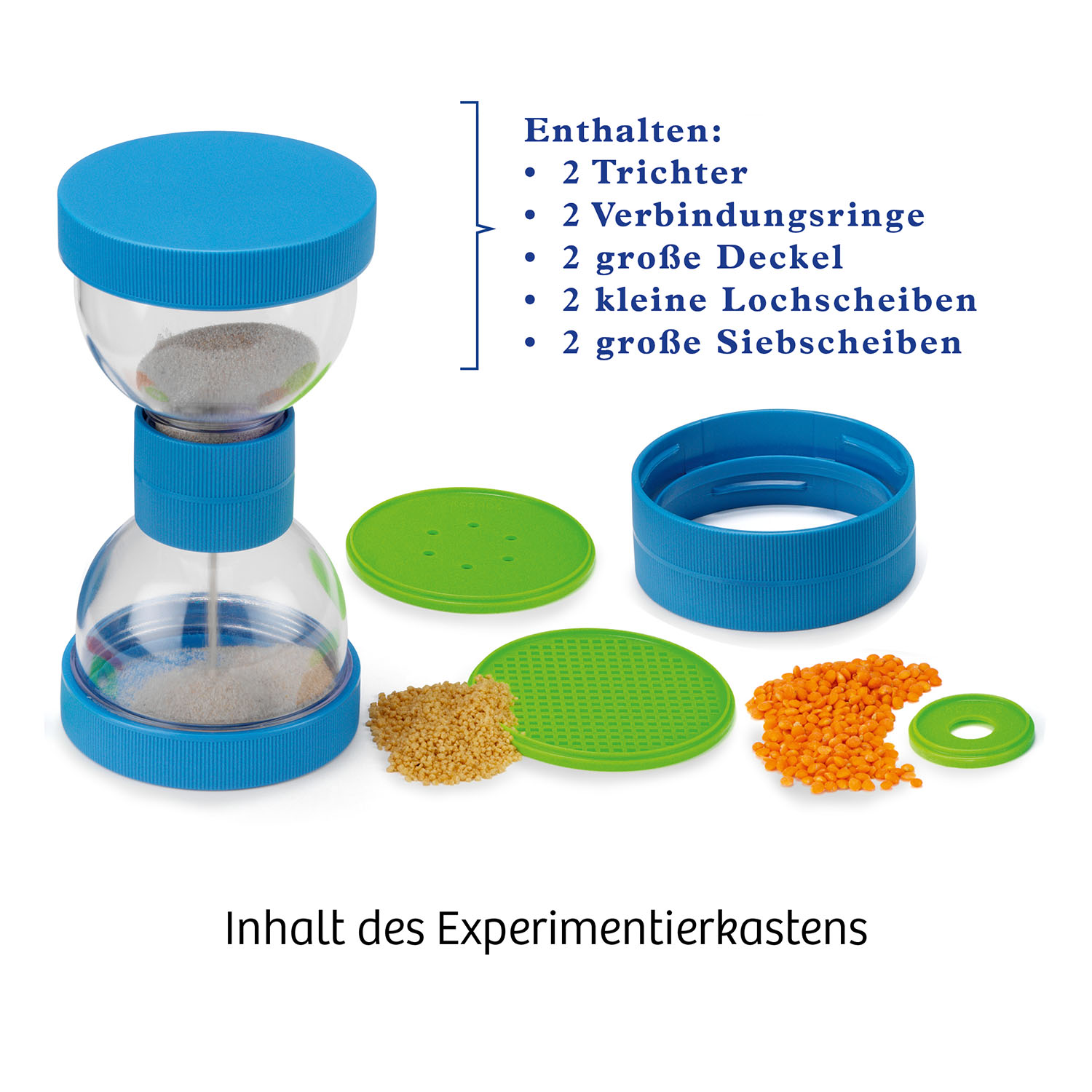 Beispielinhalt (Bild) Sieb-Uhr