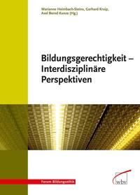 Vorderes Coverbild Bildungsgerechtigkeit - Interdisziplinäre Perspektiven