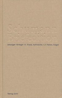 Vorderes Coverbild Schumann-Briefedition / Schumann-Briefedition III.3