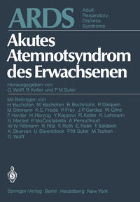 Vorderes Coverbild ARDS Akutes Atemnotsyndrom des Erwachsenen. Adult Respiratory Distress Syndrome