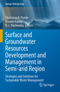 Vorderes Coverbild Surface and Groundwater Resources Development and Management in Semi-arid Region