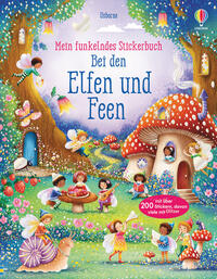 Vorderes Coverbild Mein funkelndes Stickerbuch: Bei den Elfen und Feen