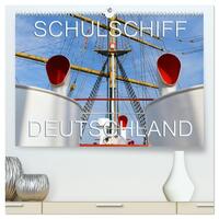 Vorderes Coverbild Schulschiff Deutschland in Bremen-Vegesack (hochwertiger Premium Wandkalender 2025 DIN A2 quer), Kunstdruck in Hochglanz