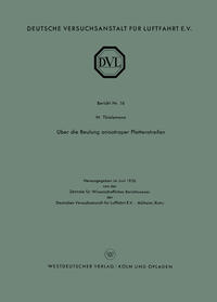 Vorderes Coverbild Über die Beulung anisotroper Plattenstreifen