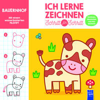 Vorderes Coverbild Ich lerne zeichnen - Schritt für Schritt: Bauernhof