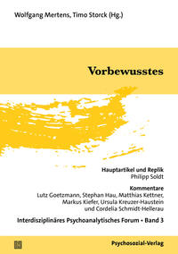 Vorderes Coverbild Vorbewusstes