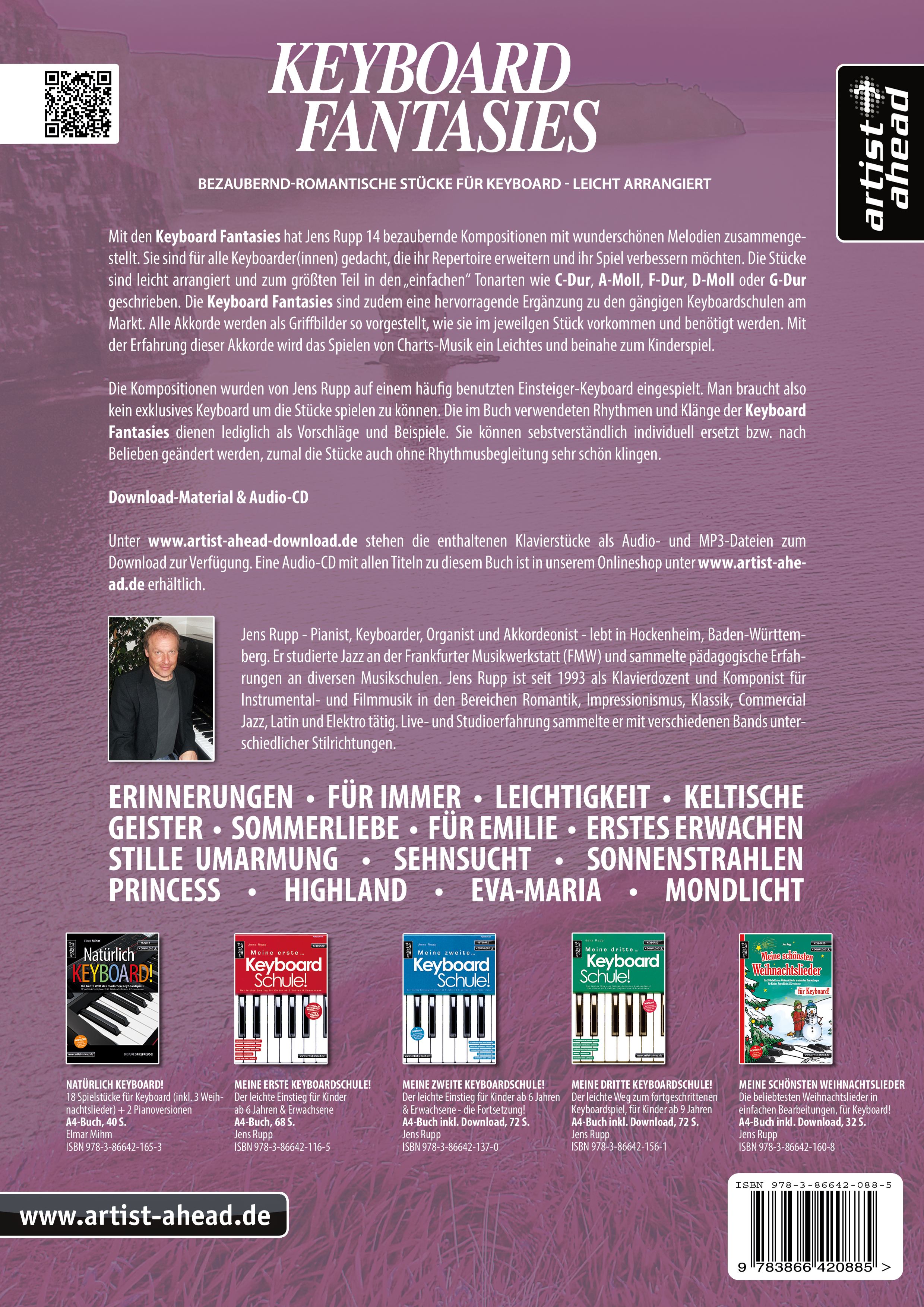 Rückseitencover Keyboard Fantasies