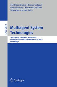 Vorderes Coverbild Multiagent System Technologies