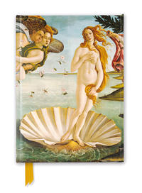 Vorderes Coverbild Premium Notizbuch DIN A5: Sandro Botticelli, Die Geburt der Venus