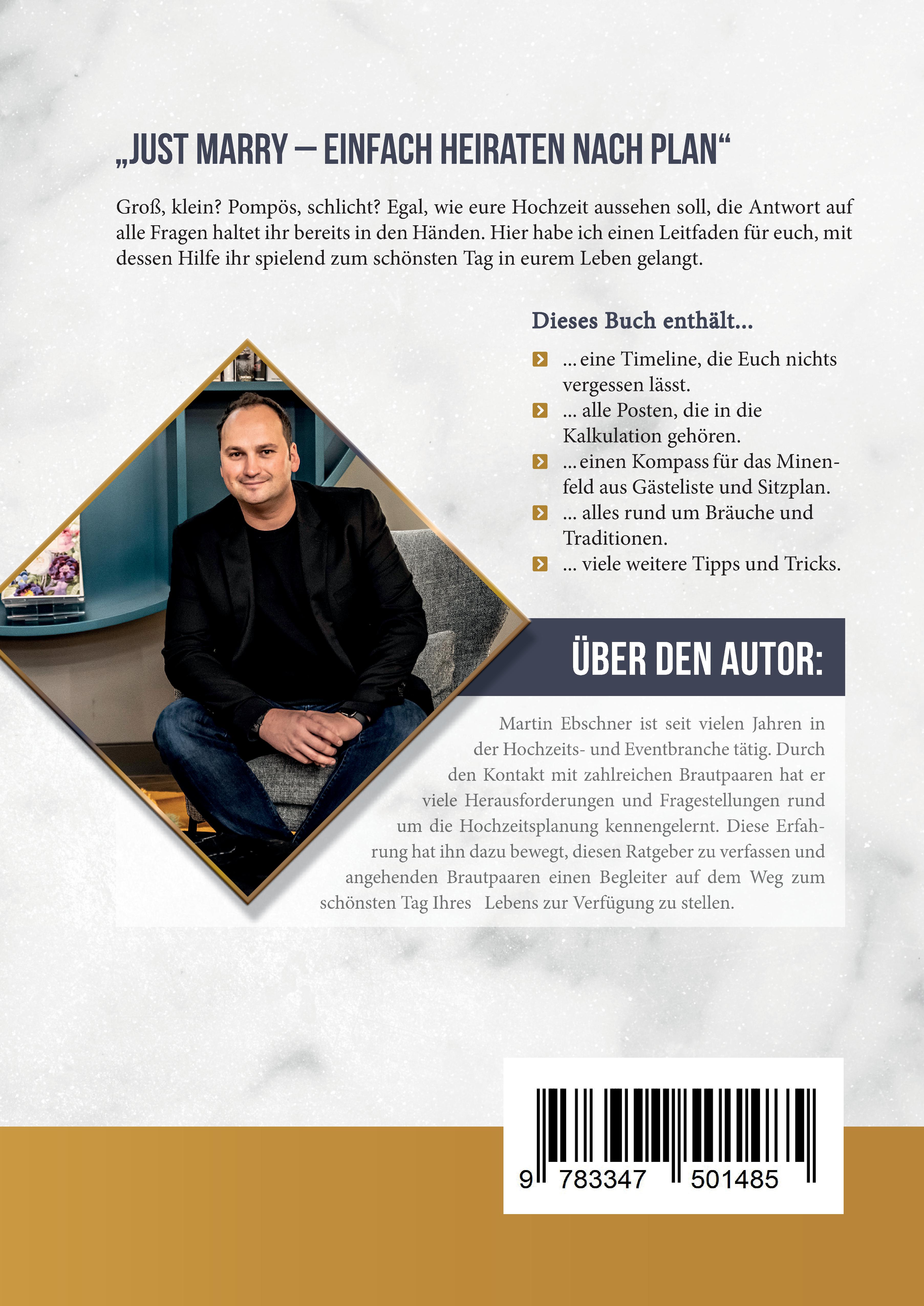 Rückseitencover Just Marry