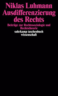 Vorderes Coverbild Ausdifferenzierung des Rechts