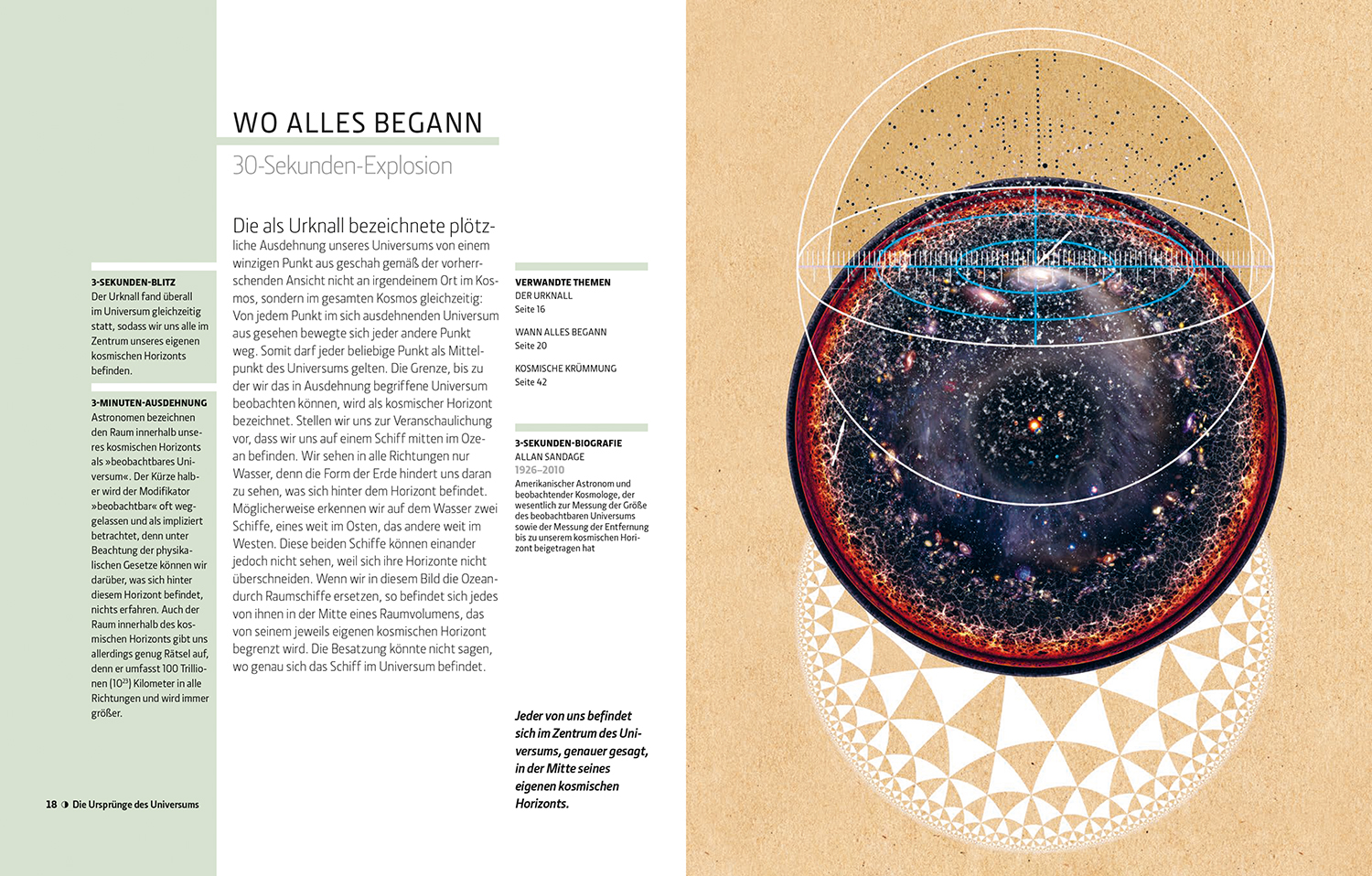 Beispielinhalt (Bild) Das Universum in 30 Sekunden