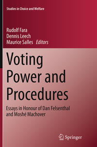 Vorderes Coverbild Voting Power and Procedures