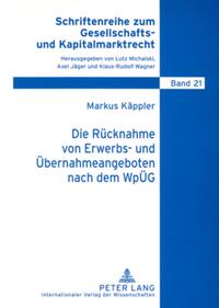 Vorderes Coverbild Die Rücknahme von Erwerbs- und Übernahmeangeboten nach dem WpÜG
