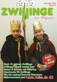 Vorderes Coverbild Zwillinge - das Magazin Nov./Dez. 2019