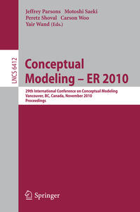 Vorderes Coverbild Conceptual Modeling – ER 2010