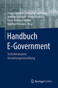 Vorderes Coverbild Handbuch E-Government