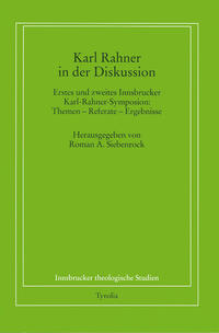 Vorderes Coverbild Karl Rahner in der Diskussion