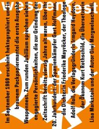 Vorderes Coverbild wespennest - zeitschrift für brauchbare texte und bilder