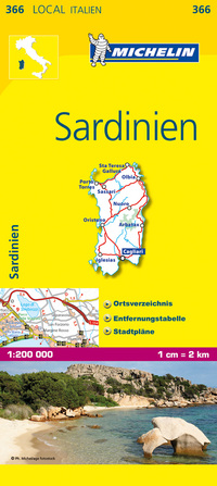 Vorderes Coverbild Michelin Sardinien