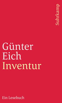 Vorderes Coverbild Inventur