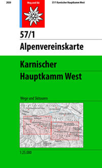 Vorderes Coverbild Karnischer Hauptkamm, West