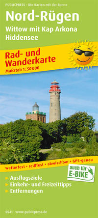 Vorderes Coverbild Nord-Rügen, Wittow mit Kap Arkona, Hiddensee