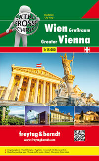 Vorderes Coverbild Wien Großraum Riesenatlas, Städteatlas 1:15.000